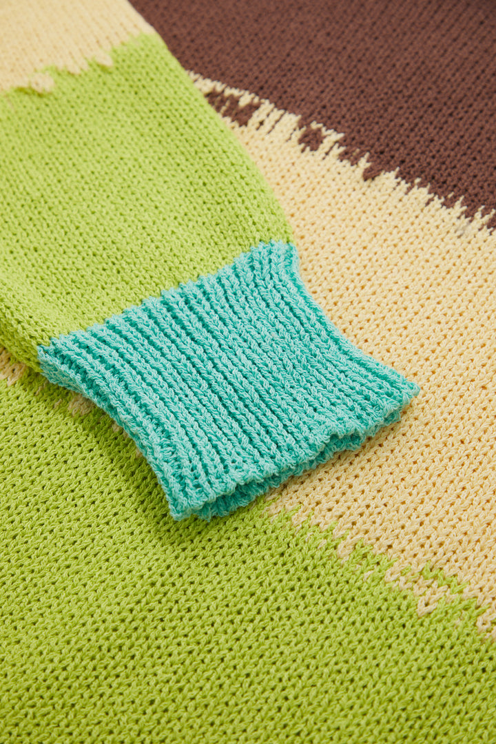 PSC Striped Jumper Brown