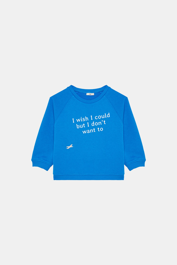Wish Blue Sweatshirt