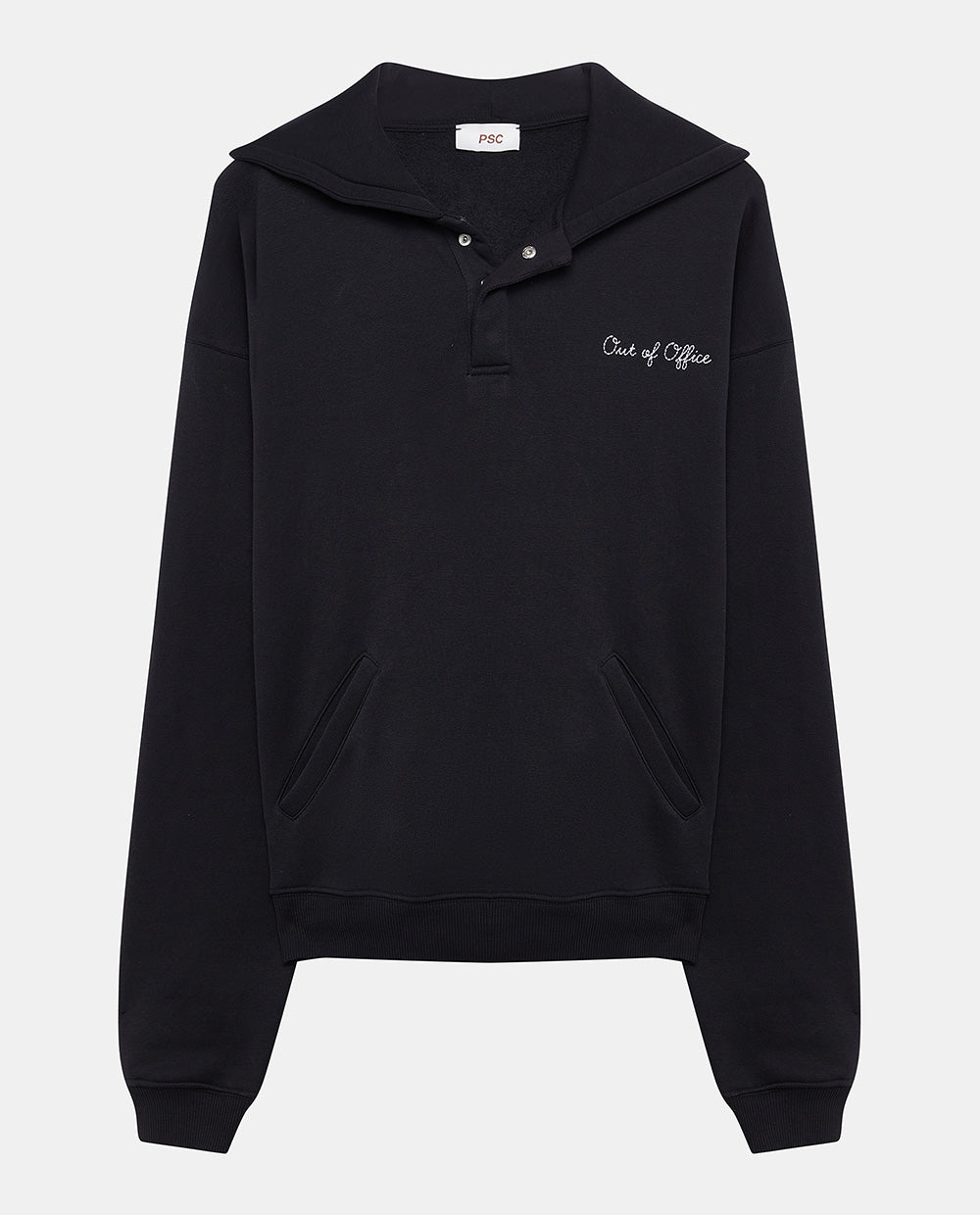 Out of Office Black Men Hoodie