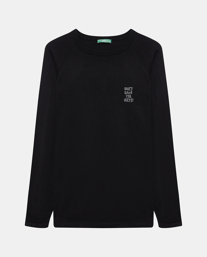 Date Black Jumper