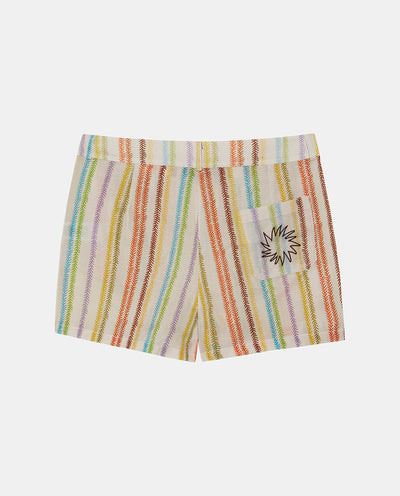 Organic Stripe Shorts