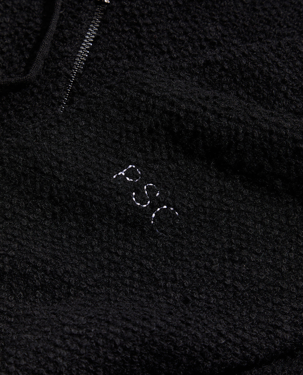 Black Lucky Knitted Hoodie