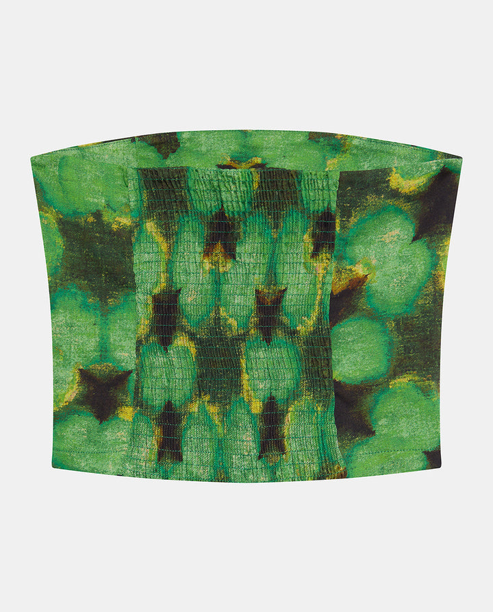 Green Tie Dye Top