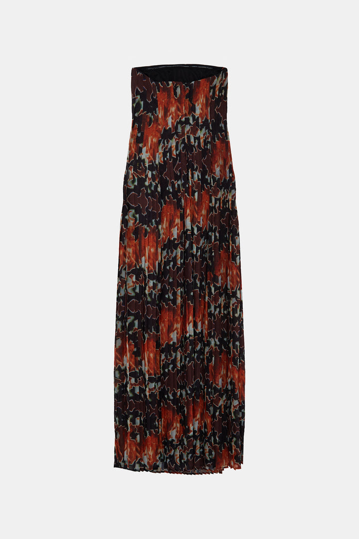 Wild Flora Pleated Dress
