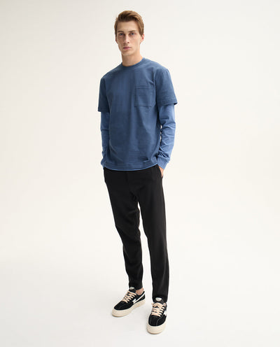 Double Layer Men Long Sleeve