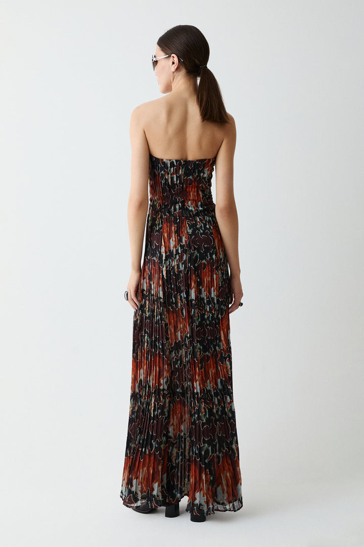 Wild Flora Pleated Dress