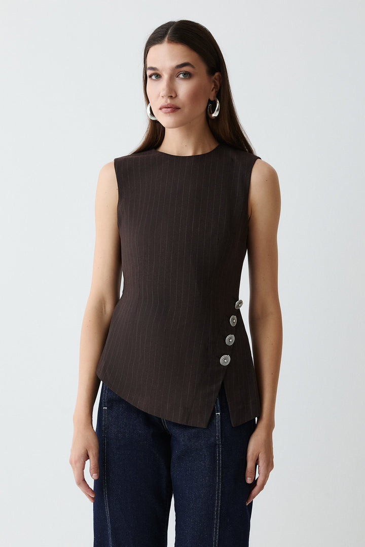 Pinstripe Top