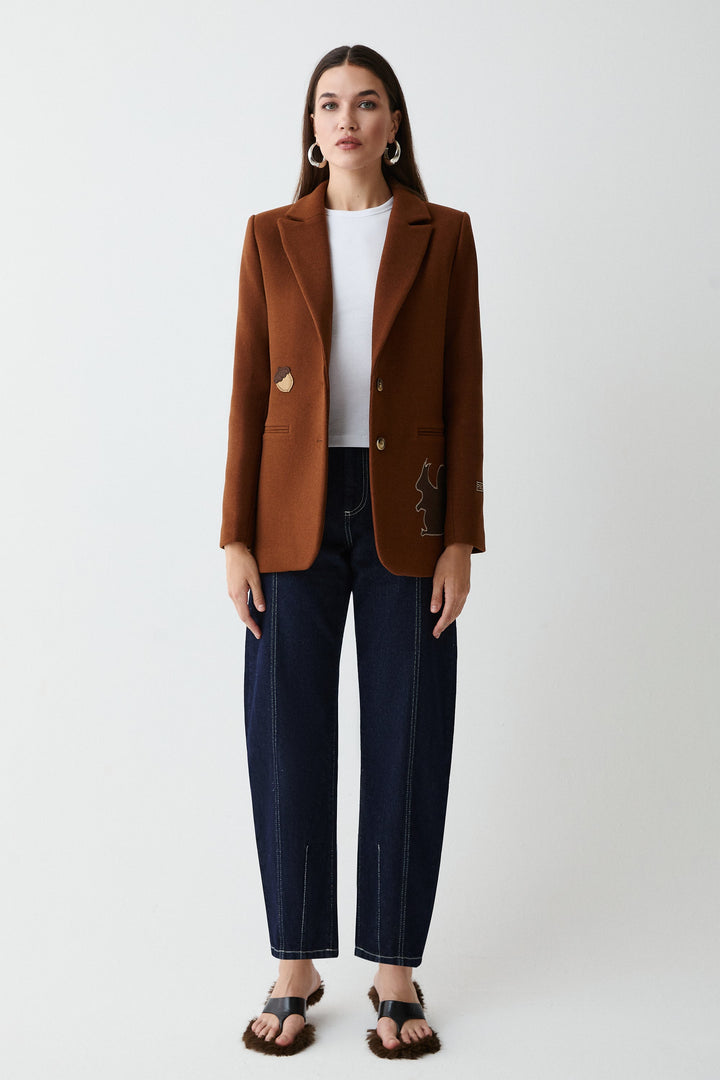 Winter Blazer Brown