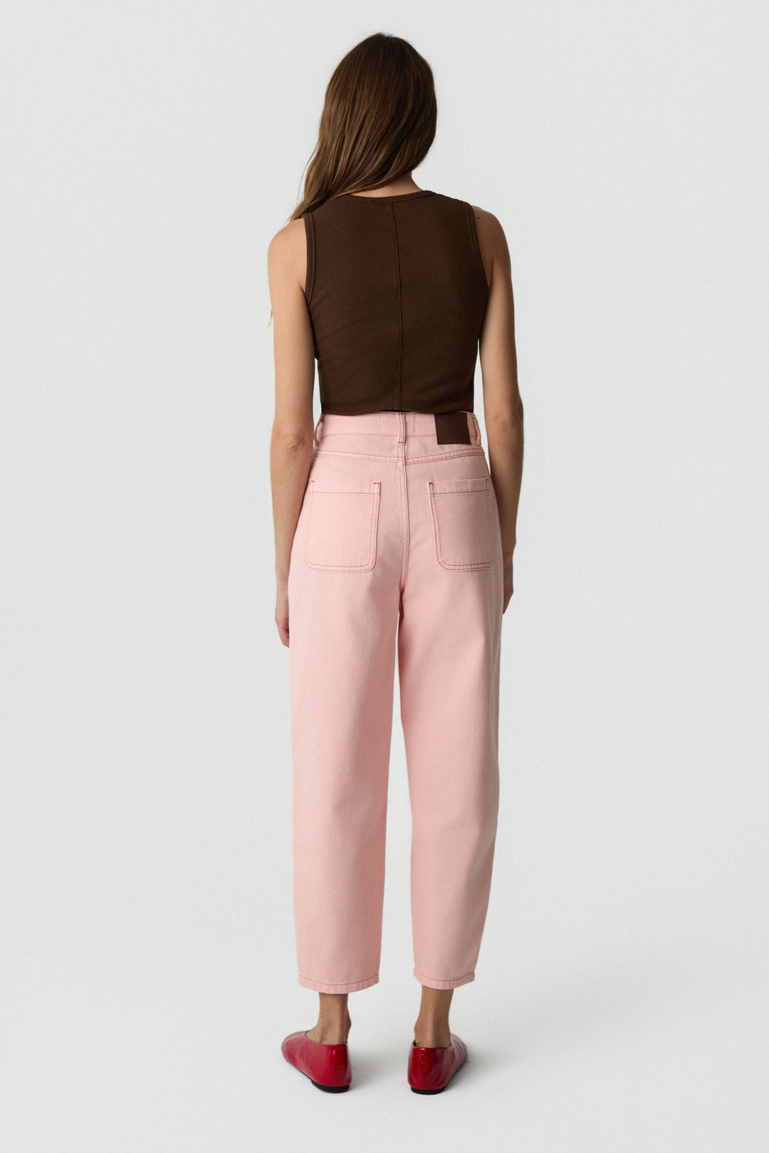 Barrel Jeans Pink