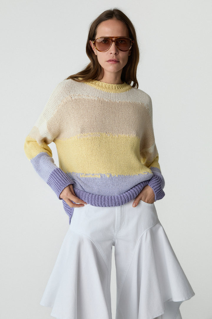 PSC Striped Jumper Purple