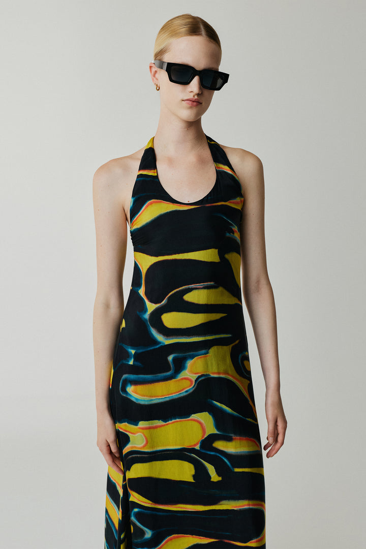 Lumen Halter Dress