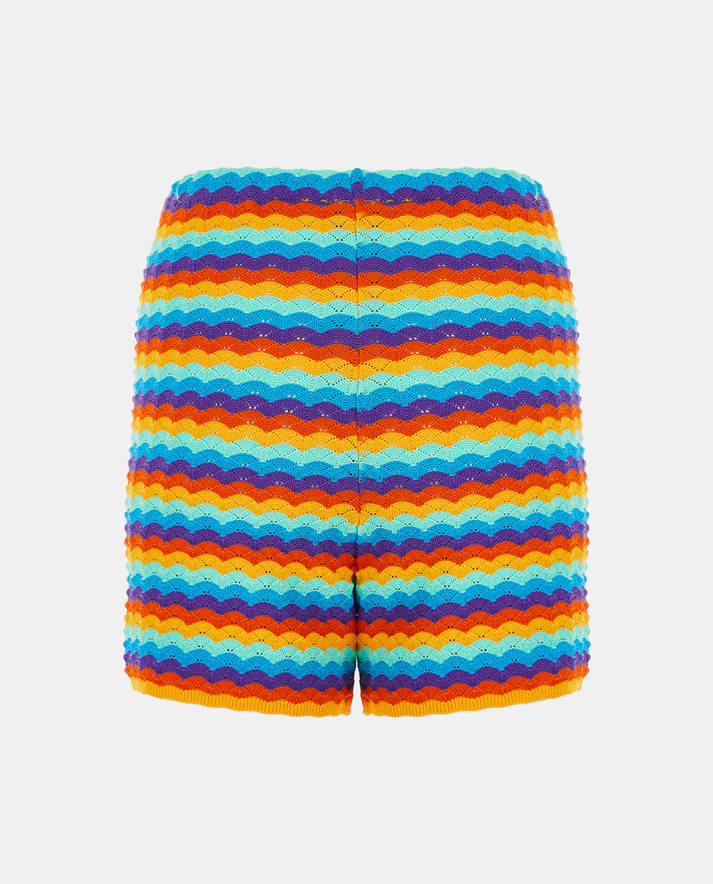 Wavy Knitted Shorts