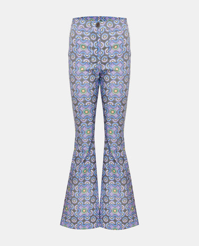 Printed Blue Trousers