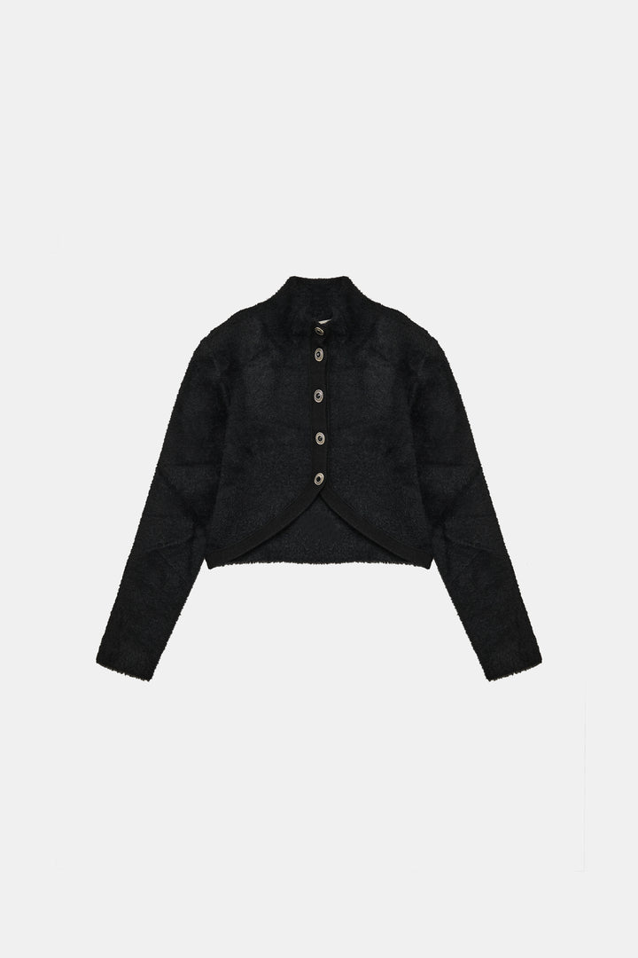 Black Knitted Jacket
