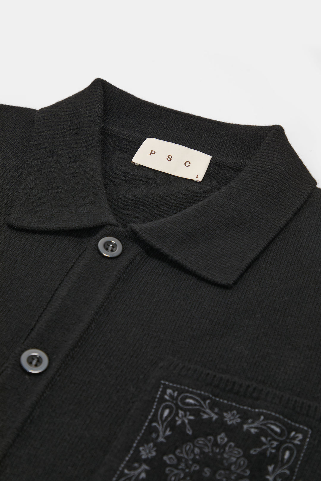 Paisley Cardigan Black