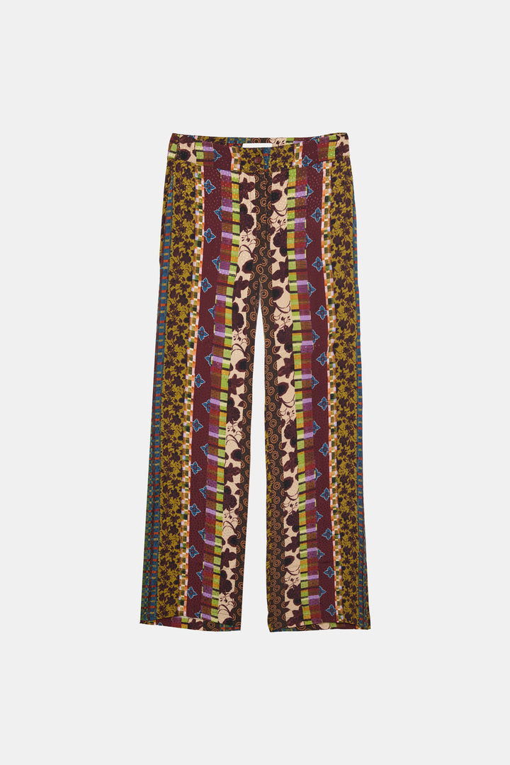 Mix Print Trousers