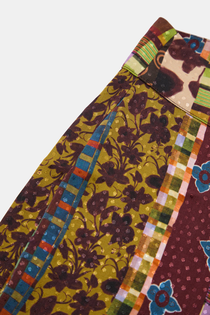 Mix Print Trousers
