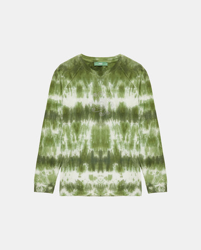 Green Tie Dye Long Sleeve