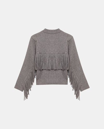 Fringed Grey Jacket