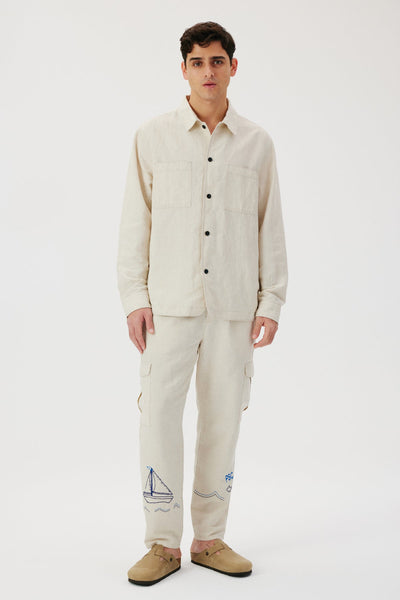 Linen Blend Overshirt