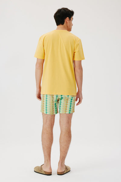 Yellow Pocket Men T-Shirt