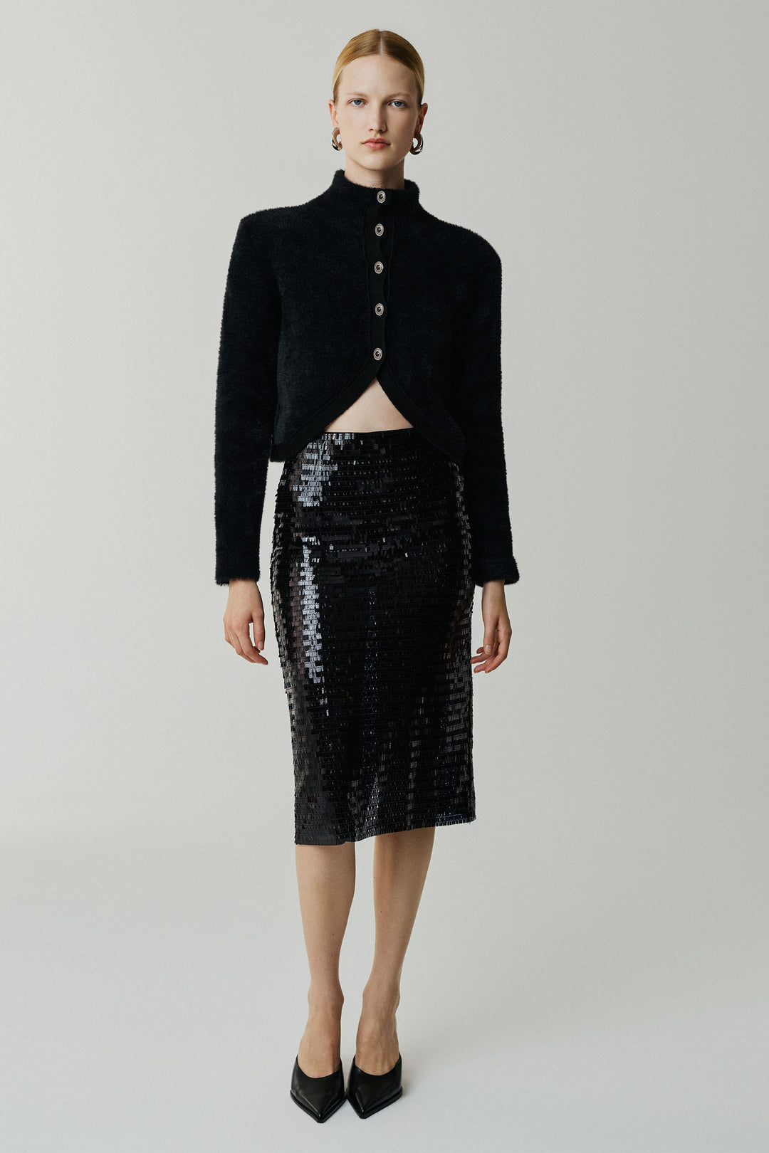 Sable Sequin Skirt