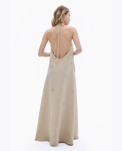 Stone Linen Dress