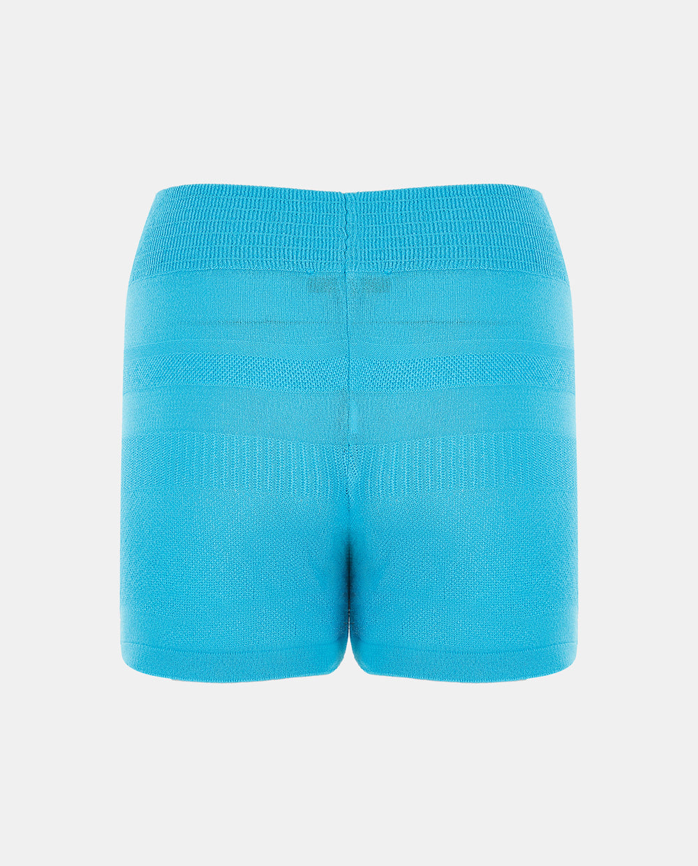 Blue Knitted Shorts