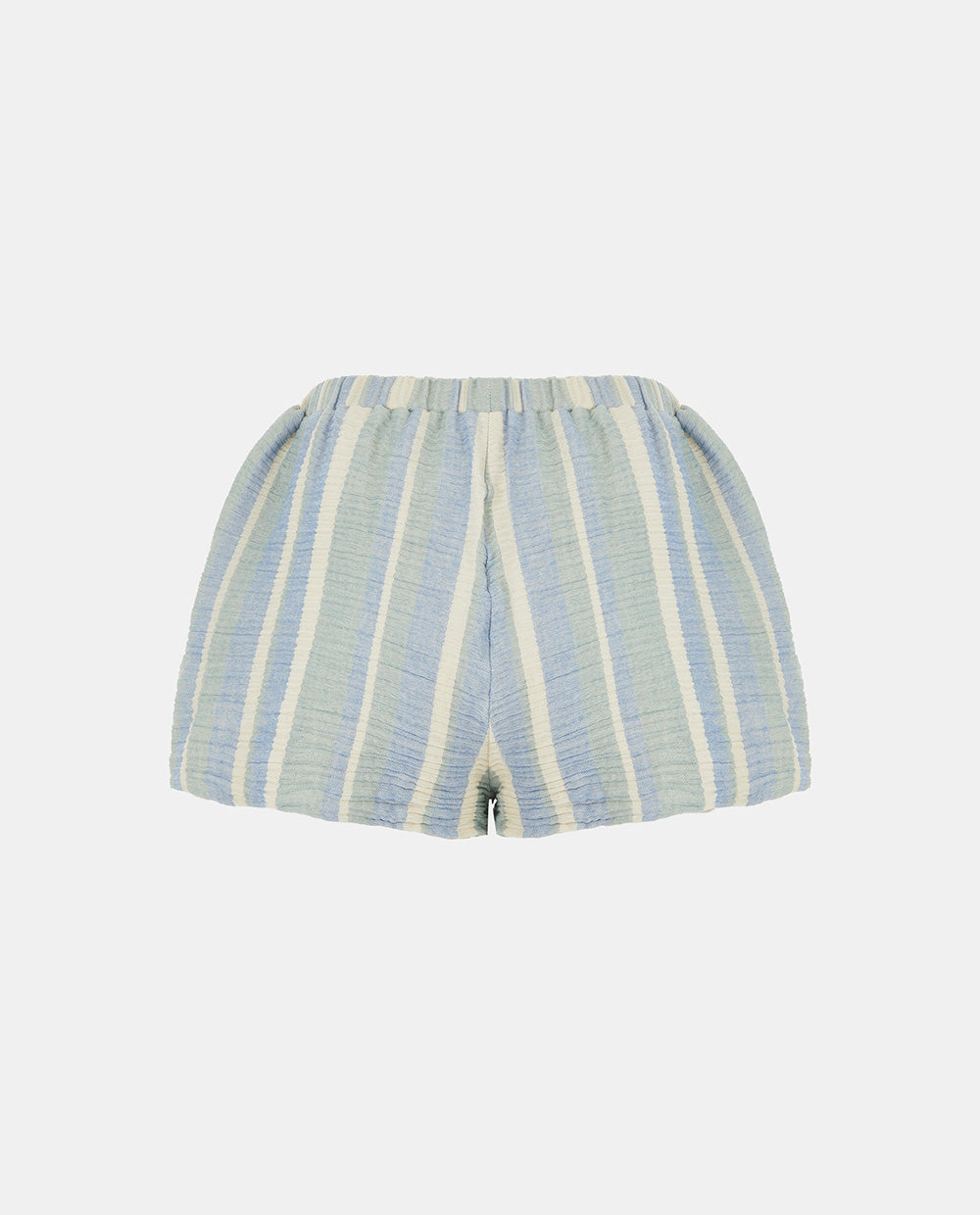 Blue Striped Shorts