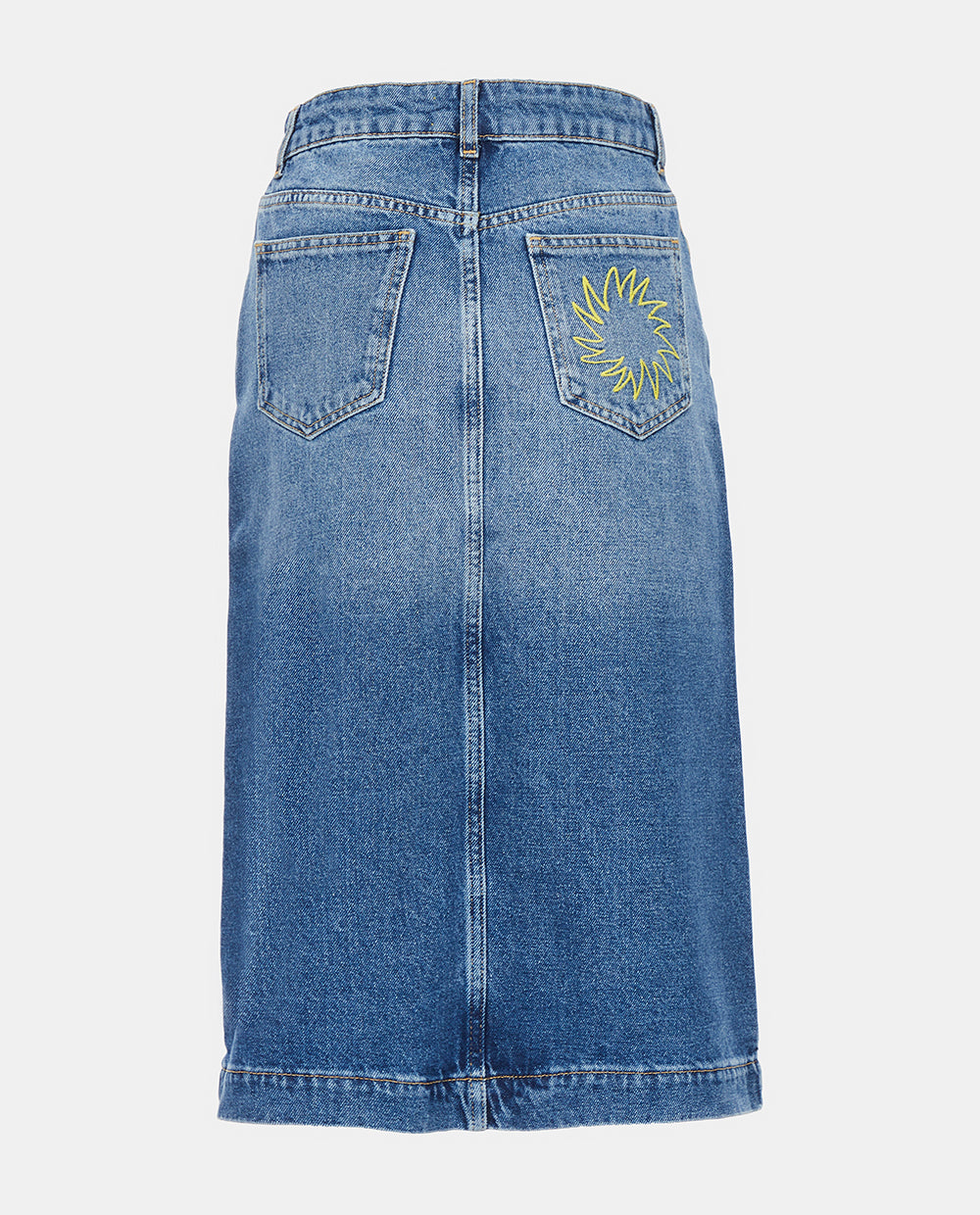 Denim Midi Skirt