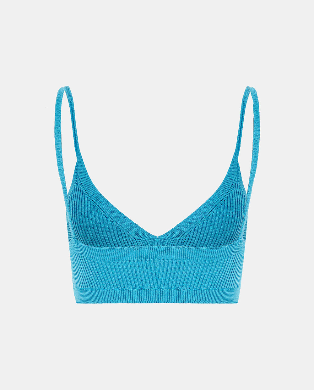 Blue Knitted Bralette